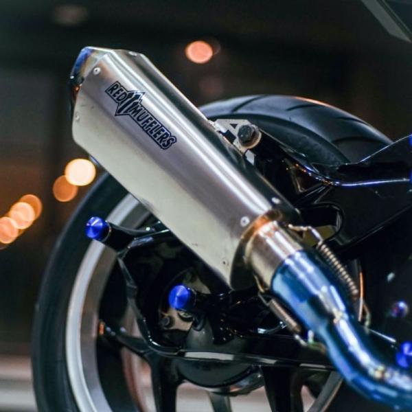 Redmufflers ヤマハ AEROX155 connected用 フルエキゾーストマフラー(フルシステム)ブルームーン
