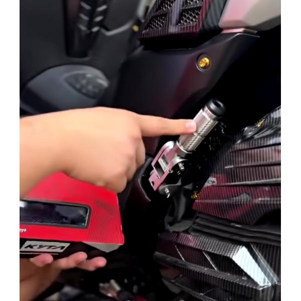 ヤマハ NMAX NEW ワンプッシュ式 フットステップ リアステップ タンデムステップ 新型NMAX 125-155cc