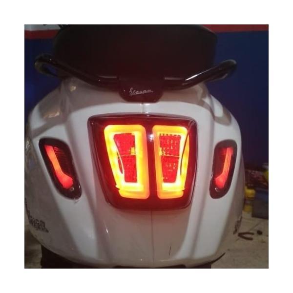 Vespa Sprint Primavera ストップランプ テールランプ ブレーキランプ LED スモークorクリア