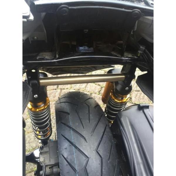 ヤマハ XMAX250 XMAX300 リアスタビライザー&エンジン上部用 スタビライザーセット リアストラットバー 高速安定