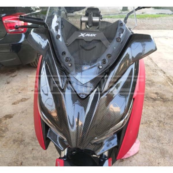 ヤマハ XMAX250cc XMAX カーボン フロントカウル フロントカバー フロントマスク オーダーメイド XMAX300 カスタム