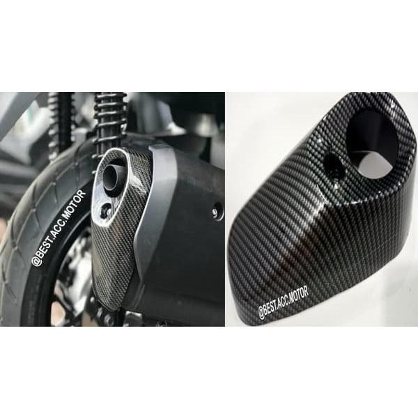 ヤマハ XMAX250cc XMAX専用 カーボン調 純正マフラー用 マフラーエンドキャップ マフラーカバー XMAX300 カスタム