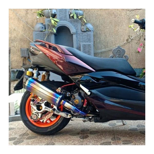 ace performance ヤマハ XMAX250用 フルエキゾーストマフラー(フルシステム)ステンレス ブルームーン