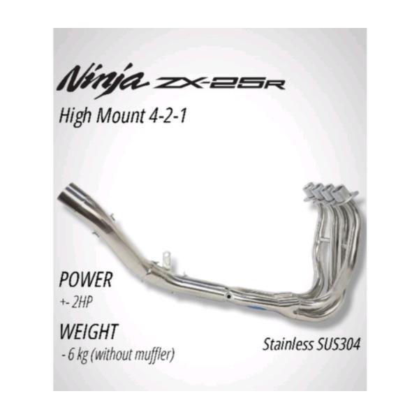 KAWASAKI ZX25R NINJA 軽量 ステンレス エキパイ ヘッダーパイプ ショートマフラー ロングマフラー