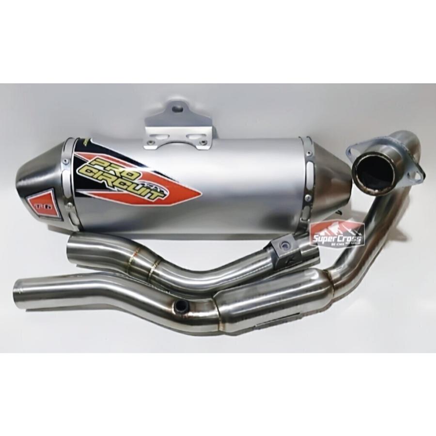 HONDA CRF250L/RALLY Pro Circuit T6 フルエキゾーストマフラー MD47 シルバー