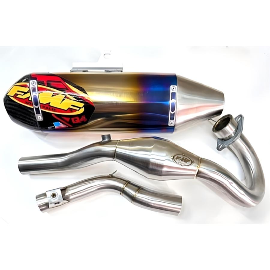 HONDA CRF250L/RALLY FMF Q4 フルエキゾーストマフラー MD47 チタンサイレンサー