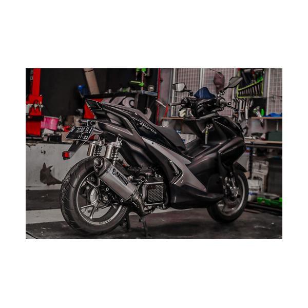 VILLAN オリジナルマフラー YAMAHA NMAX AEROX HONDA PCX ADV フルステンレス フルエキゾーストマフラー