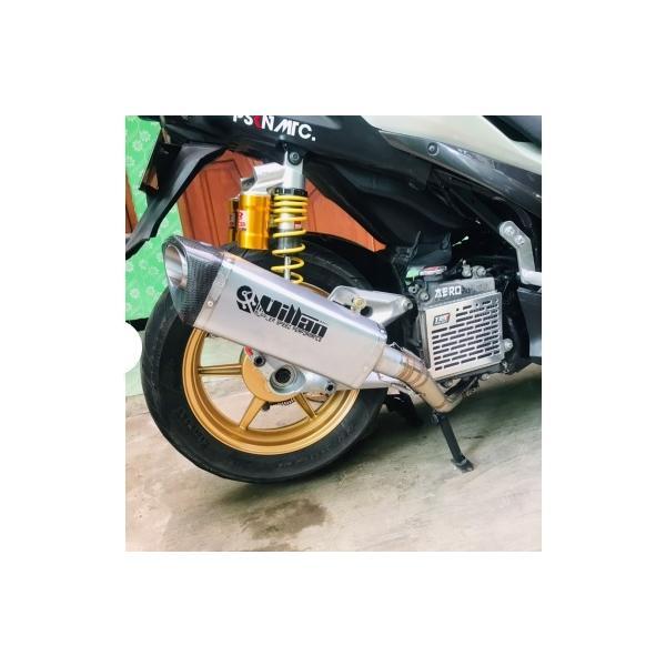 VILLAN オリジナルマフラー YAMAHA NMAX AEROX HONDA PCX ADV フルステンレス フルエキゾーストマフラー