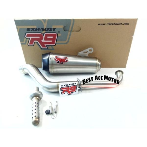 R9 ALPHA ステンレスマフラー HONDA ADV150 フルエキゾーストマフラー