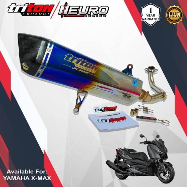 フルエキゾーストマフラー フルシステムマフラー ステンレス サイレンサーカーボン調 XMAX 250cc