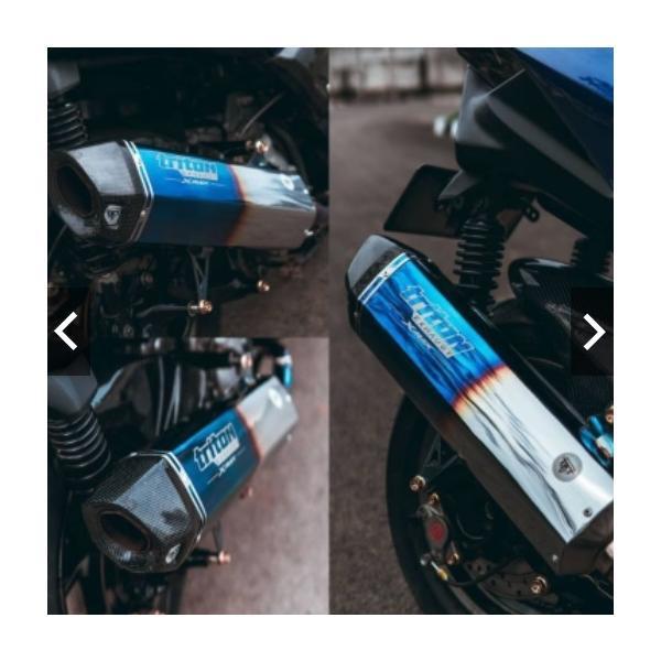 フルエキゾーストマフラー フルシステムマフラー ステンレス サイレンサーカーボン調 XMAX 250cc