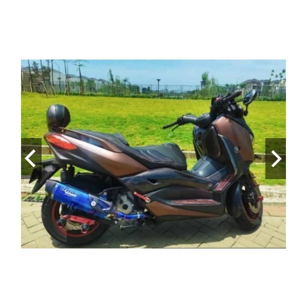 フルエキゾーストマフラー フルシステムマフラー ステンレス ブルームーン XMAX 250cc