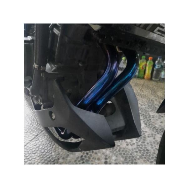 YAMAHA R25 MT25 エキゾーストパイプ フルステンレス ブルームーン 51mm エキパイ