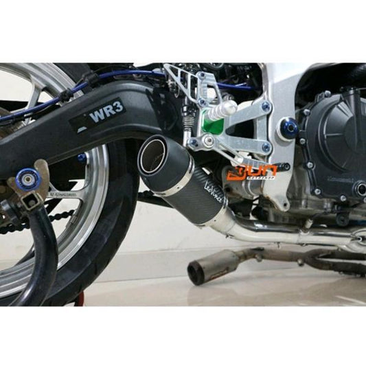 Leovince GP Corsa evo ブルーステンレス フルエキゾーストマフラー KAWASAKI NINJA ZX25R ZX-25R