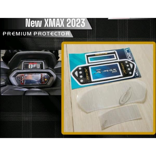 ヤマハ 新型XMAX 2023 NEW XMAX 250 300 スピードメーターカバー 保護シール メーターキズ防止