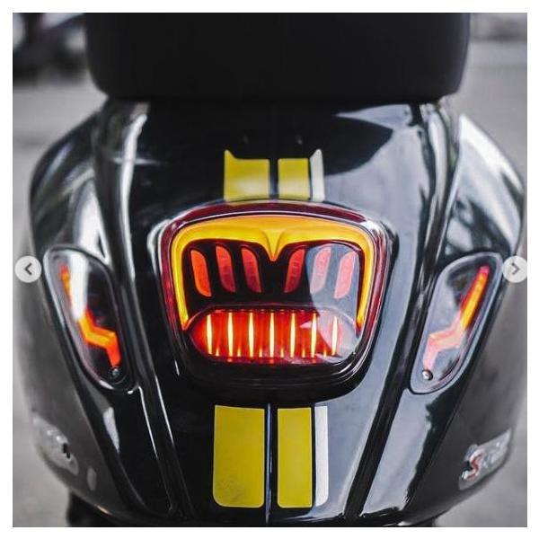 Vespa Sprint Primavera Level10 ストップランプ テールランプ ブレーキランプ LED クリア