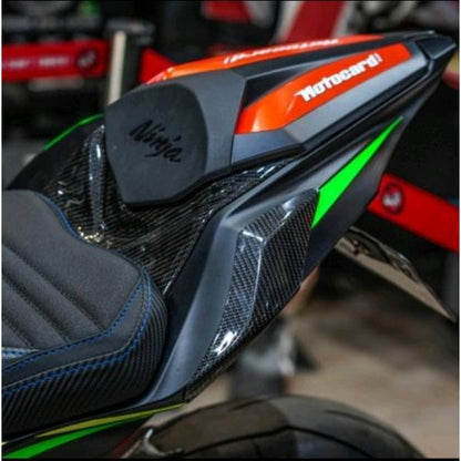 KAWASAKI ZX25R カスタム ウェットカーボン　リアサイドカバー ボディガード プロテクト 左右セット