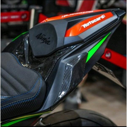 KAWASAKI ZX25R カスタム ウェットカーボン　リアサイドカバー ボディガード プロテクト 左右セット