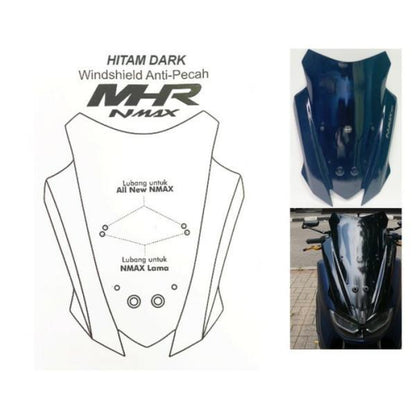 スクリーン ヤマハ NMAX 125cc SEG6J SED6J 共有 ウインドシールド バイザー MHR ウィンドシールド 風よけ