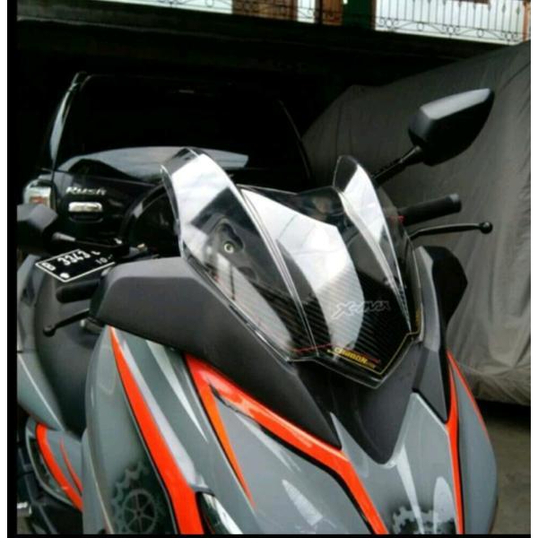 スクリーン ヤマハ XMAX 250 300 ウインドシールド VND カーボン調 バイザー ウィンドシールド 風よけ