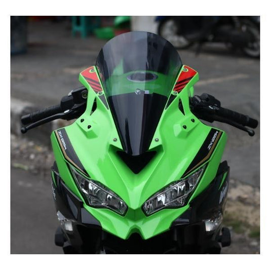 KAWASAKI ZX25R バイザー スクリーン ウインドシールド ショートタイプ ブラックスモーク