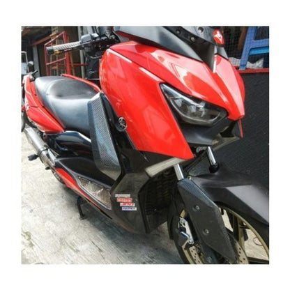 ヤマハ XMAX250cc XMAX専用 カーボン調 ディフューザー 足用風よけ サイドカバー XMAX300 カスタム
