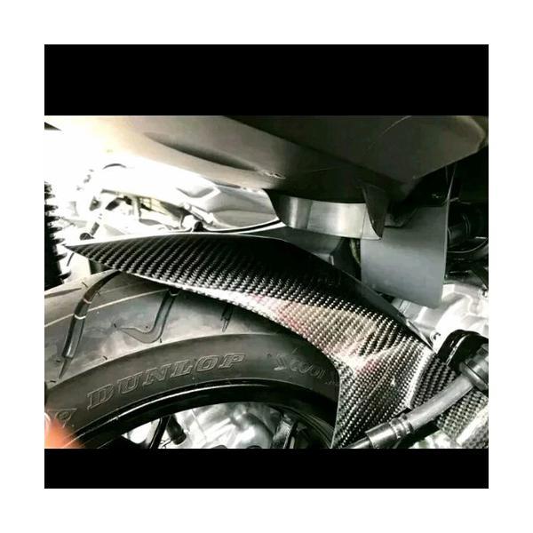 ヤマハ XMAX250cc XMAX専用 カーボン調 リアフェンダー リアフェンダーカバー 泥除け XMAX300 カスタム