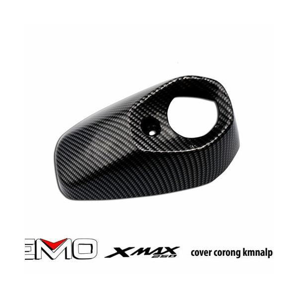 ヤマハ XMAX250cc XMAX専用 カーボン調 純正マフラー用 マフラーエンドキャップ マフラーカバー XMAX300 カスタム