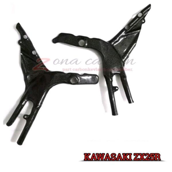 KAWASAKI ZX25R NINJA ウェットカーボン フレームカバー ボディカバー