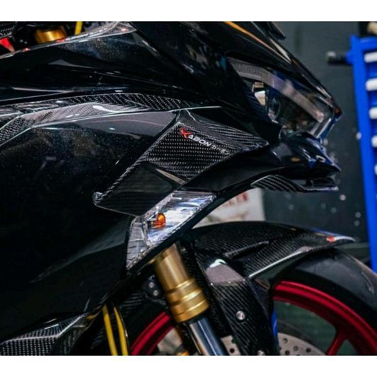 KAWASAKI ZX25R NINJA ウェットカーボン サイドウィングレット ウイングレット BMWモデル サイドフィン