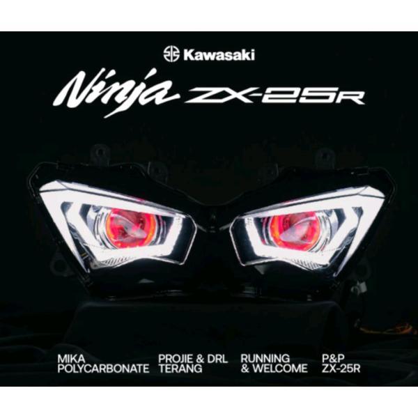 KAWASAKI ZX25R NINJA プロジェクター ヘッドライト デーモンアイ ウィンカー ウェルカムランプ