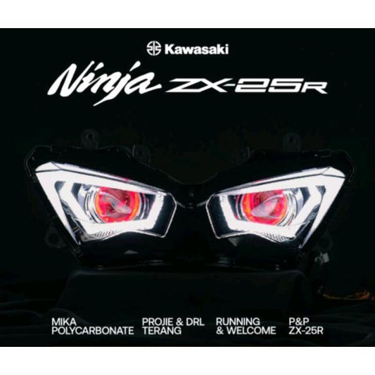 KAWASAKI ZX25R NINJA プロジェクター ヘッドライト デーモンアイ ウィンカー ウェルカムランプ