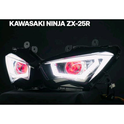 KAWASAKI ZX25R NINJA プロジェクター ヘッドライト デーモンアイ ウィンカー ウェルカムランプ
