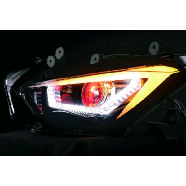 KAWASAKI ZX25R NINJA プロジェクター ヘッドライト デーモンアイ ウィンカー ウェルカムランプ