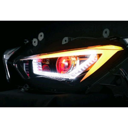 KAWASAKI ZX25R NINJA プロジェクター ヘッドライト デーモンアイ ウィンカー ウェルカムランプ