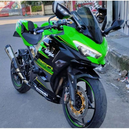 KAWASAKI ZX25R NINJA プロジェクター ヘッドライト デーモンアイ グリーンorブルー ウィンカー内蔵