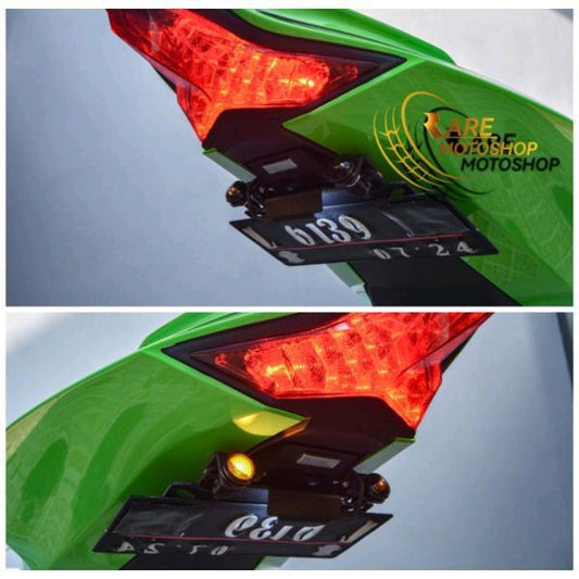 KAWASAKI ZX25R NINJA フェンダーレスキット LEDウィンカー付き ナンバー 折りたたみ式