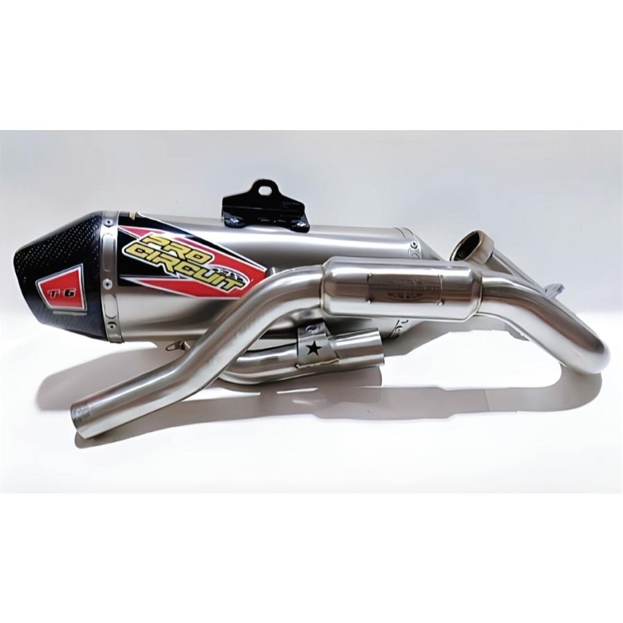 HONDA CRF250L/RALLY Pro Circuit T6 フルエキゾーストマフラー カーボンエンド MD47 シルバー
