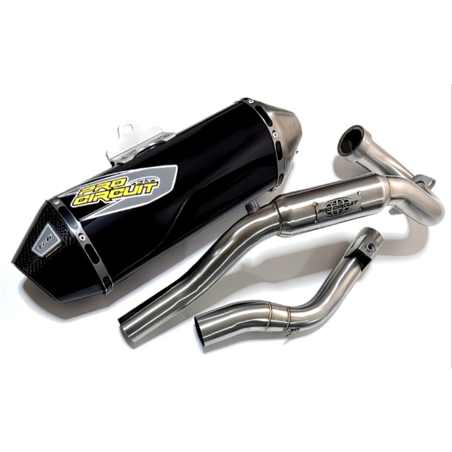 HONDA CRF250L/RALLY Pro Circuit T6 フルエキゾーストマフラー カーボンエンド MD47 ブラック