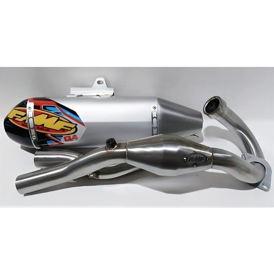 HONDA CRF250L/RALLY FMF Q4 フルエキゾーストマフラー カーボンエンド MD47 シルバー