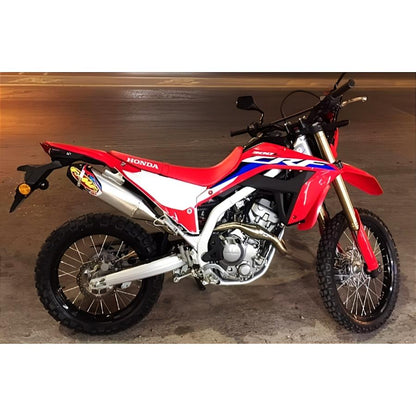 HONDA CRF250L/RALLY FMF Q4 フルエキゾーストマフラー カーボンエンド MD47 シルバー