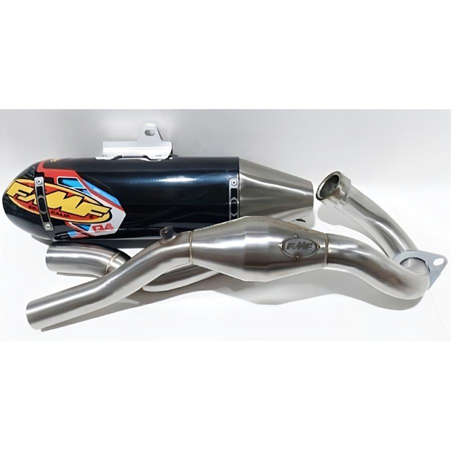 HONDA CRF250L/RALLY FMF Q4 フルエキゾーストマフラー カーボンエンド MD47 ブラック