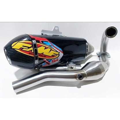 HONDA CRF250L/RALLY FMF Q4 フルエキゾーストマフラー カーボンエンド MD47 ブラック