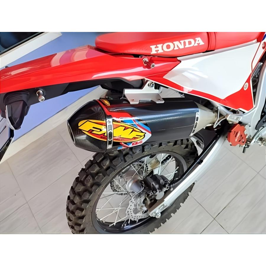 HONDA CRF250L/RALLY FMF Q4 フルエキゾーストマフラー カーボンエンド MD47 ブラック