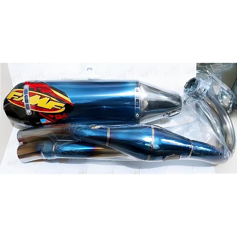 HONDA CRF250L/RALLY FMF Q4 フルエキゾーストマフラー MD47 チタンブルー