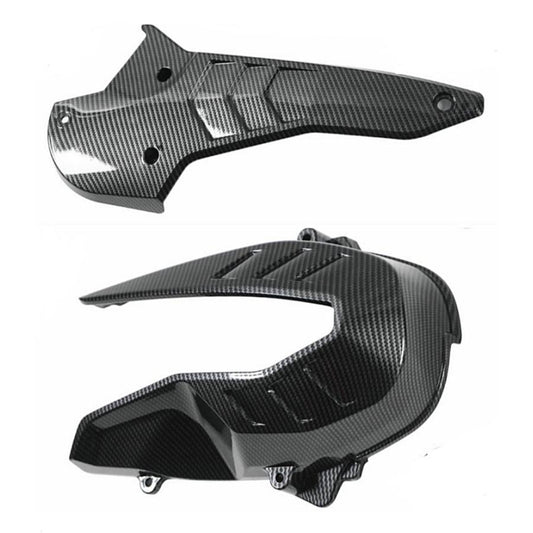 HONDA PCX125/160 ADV160 カーボン調クランクケースカバーセット JK05/KF47 KF54