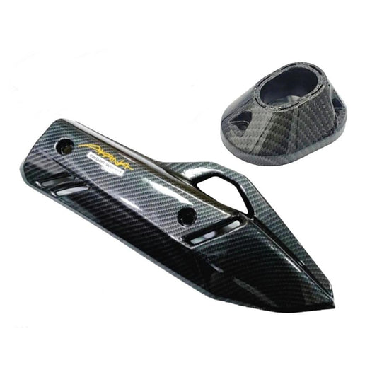 HONDA PCX125/160 カーボン調マフラーカバーセット JK05/KF47