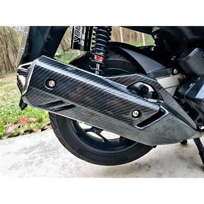 HONDA PCX125/160 カーボン調マフラーカバー JK05/KF47