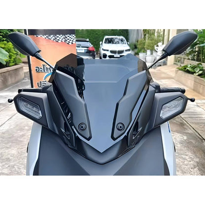 YAMAHA XMAX250/300 スクリーン ウインドシールド 8BK-SG70J（'23~）スポーツバイザー 風よけ（スモーク/クリア/ブラック/ブルー）